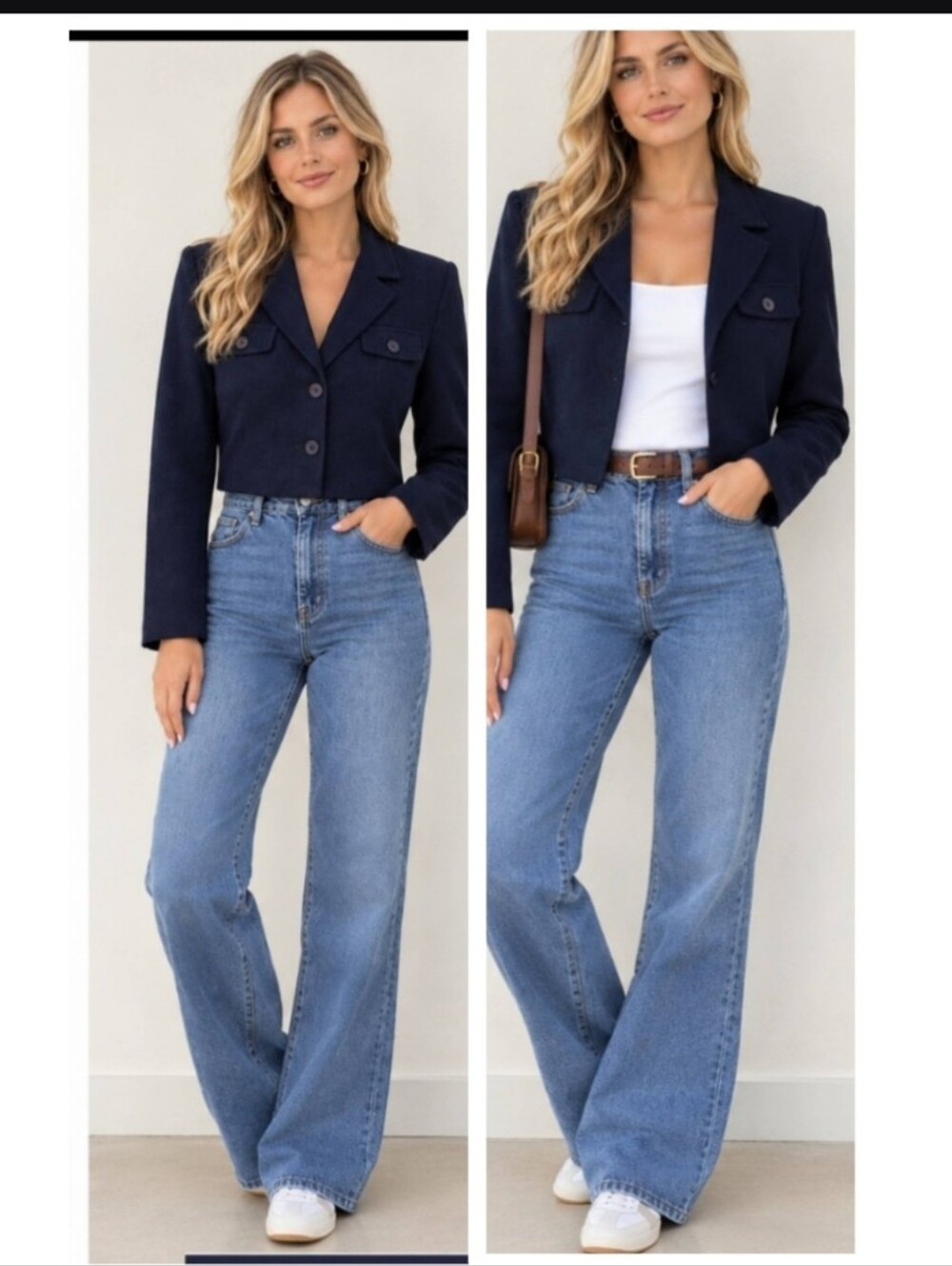 Monteè Crop Top Blazer